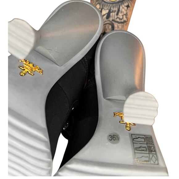 Prada Gabardine Velcro Pumps 36.5 - Picture 6 of 6